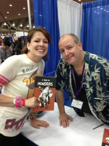 The Sister Unit with Mike Mignola. He's a really nice guy. Very gracious. Even chatted with us for a few minutes before taking his break. The Sister Unit is still on Cloud 9